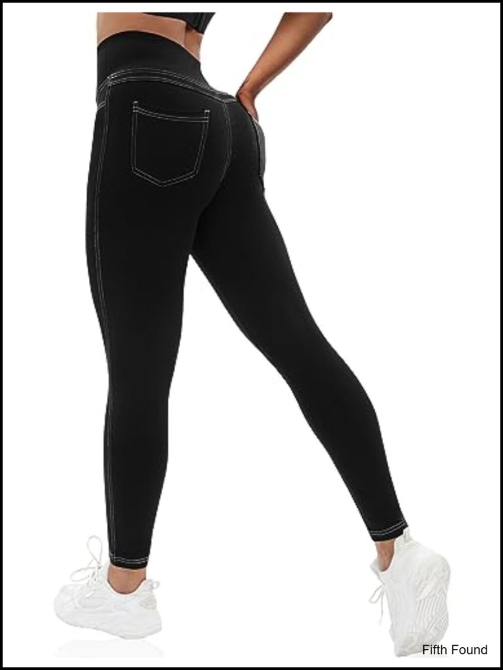 Curvy High Waisted Yoga Leggings Back Pockets Buttery Soft